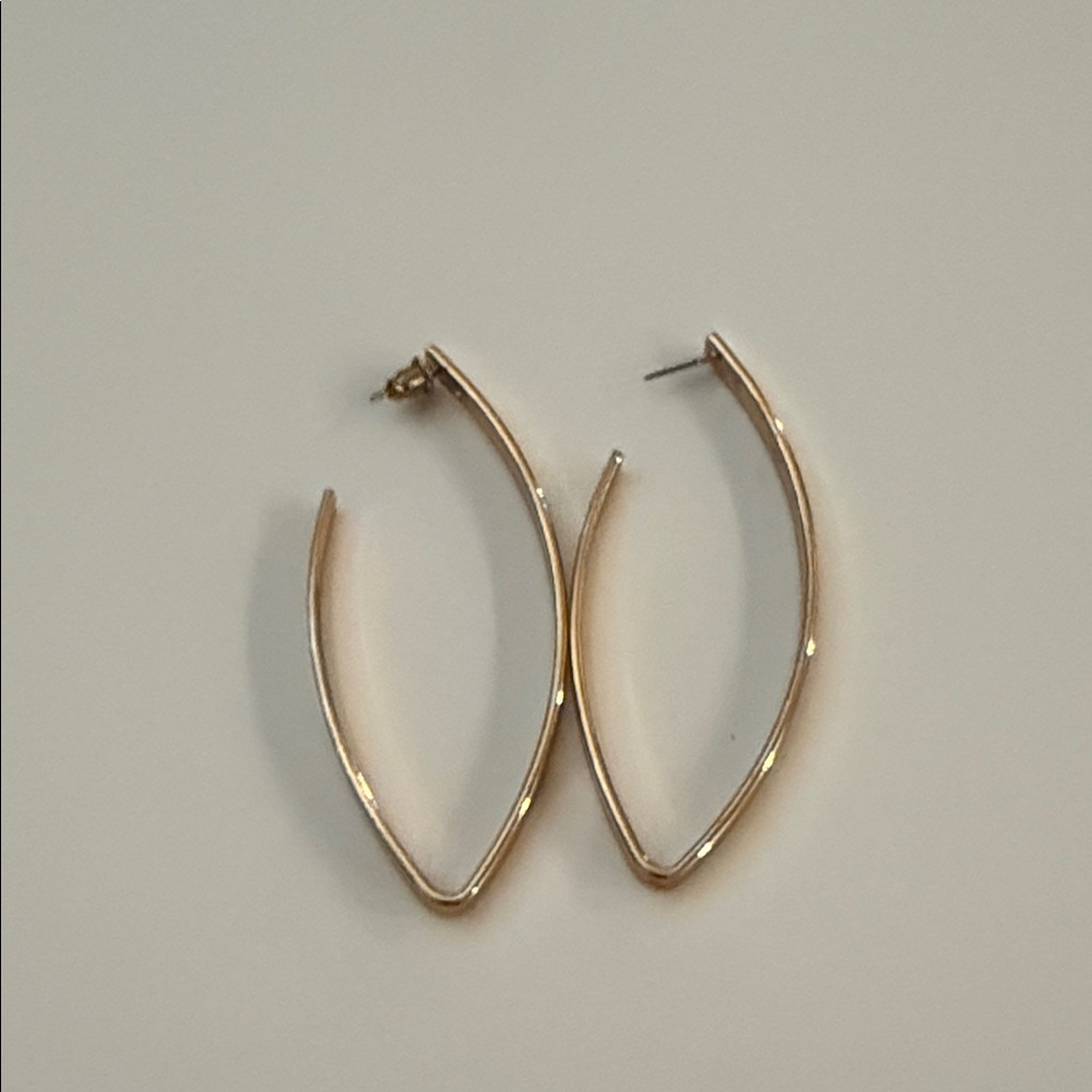 Chic Gold-Toned Hoop Earrings